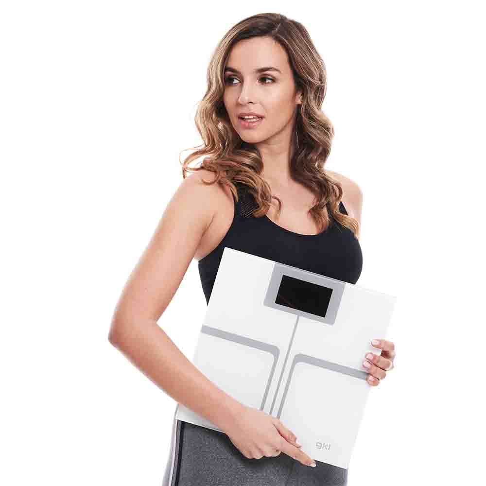 Báscula de baño digital Grunkel FITMAXWHITE blanca