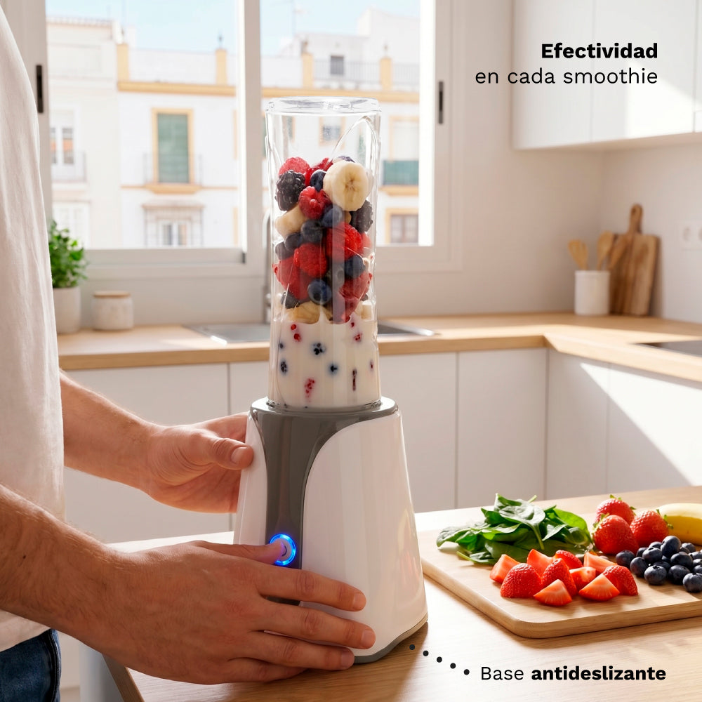 Batidora con vaso portátil Grunkel BAT-350SMOOTH