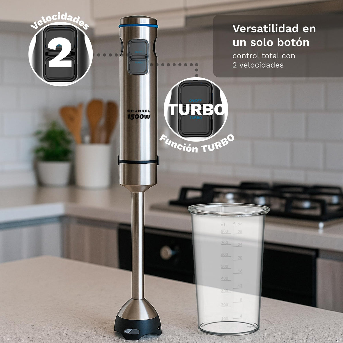 Batidora de mano Grunkel BM-1500EXTREME