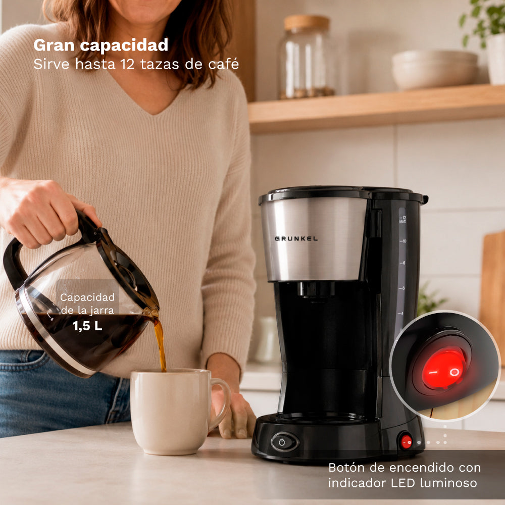 Cafetera de goteo Grunkel CAF-NAROMA
