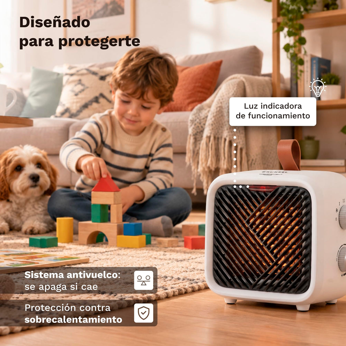 Calefactor cerámico 1500 W Grunkel CF-1500CM