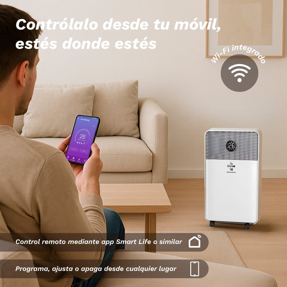 Deshumidificador 16 L/día Grunkel DH-16DT