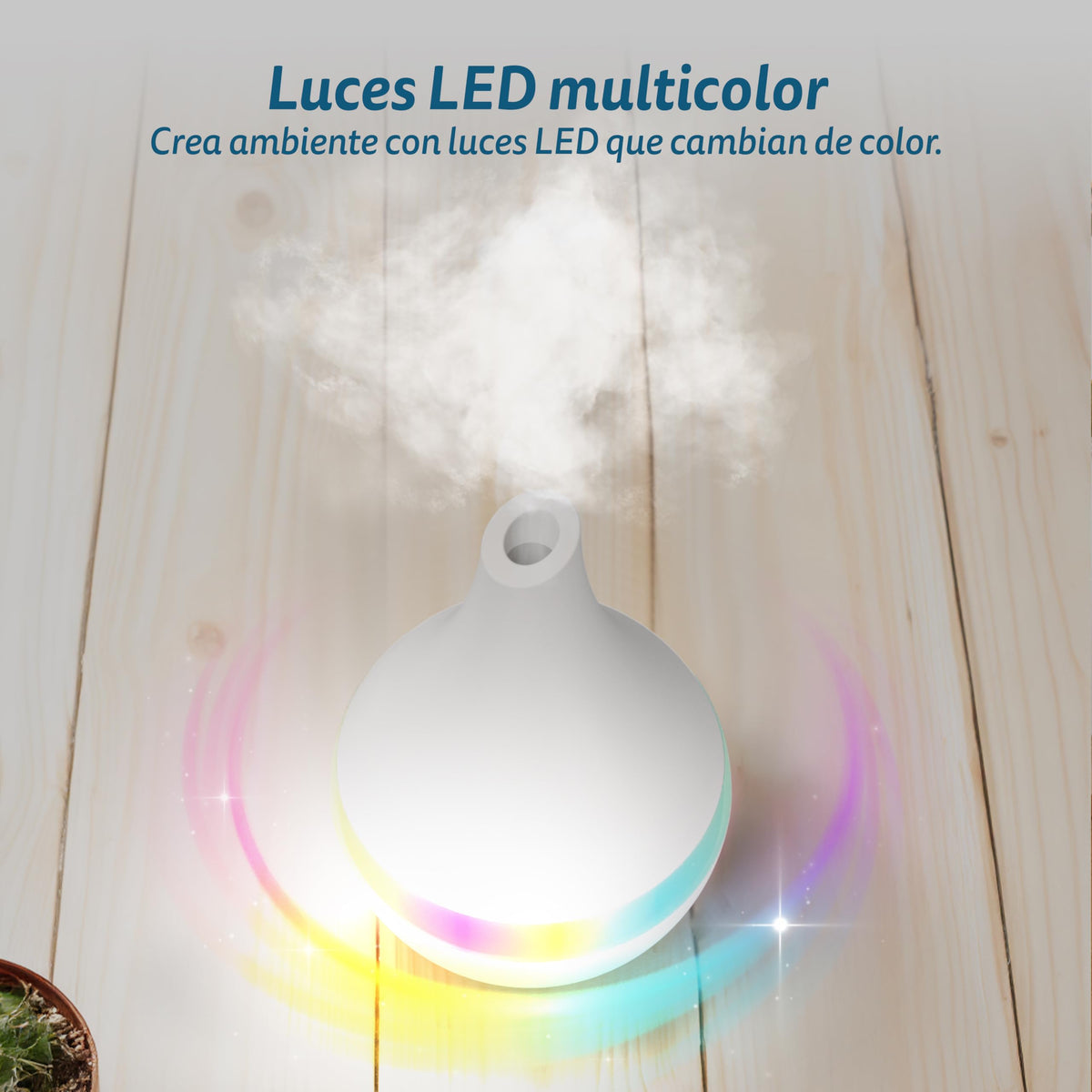 Humidificador difusor de aromas 300 ml Grunkel DIF-300B blanco