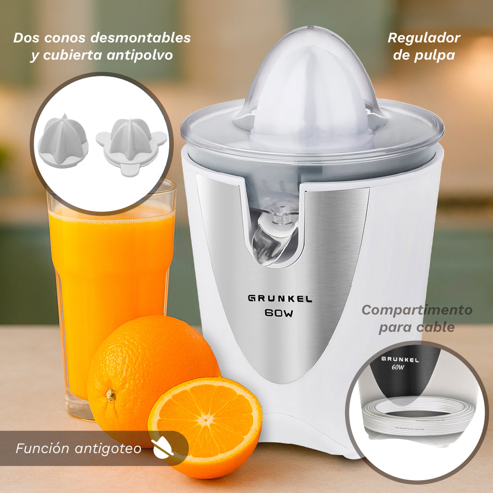 Exprimidor de cítricos Grunkel XP-VC60B
