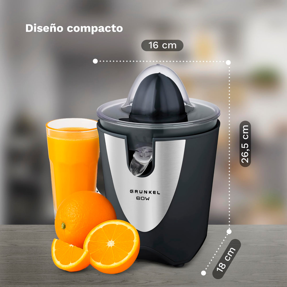 Exprimidor de cítricos Grunkel XP-VC60N