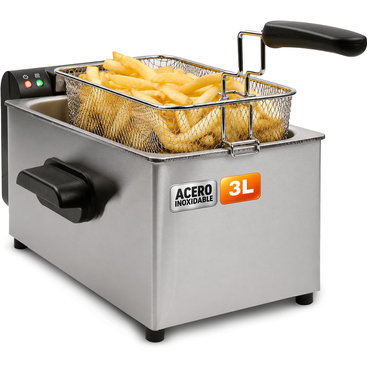 Freidora aceite 3 L Grunkel FRYPRO-3SS