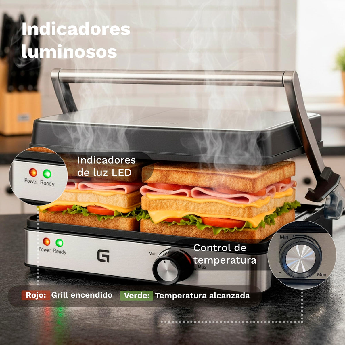 Grill eléctrico Grunkel GRL-EXTREME