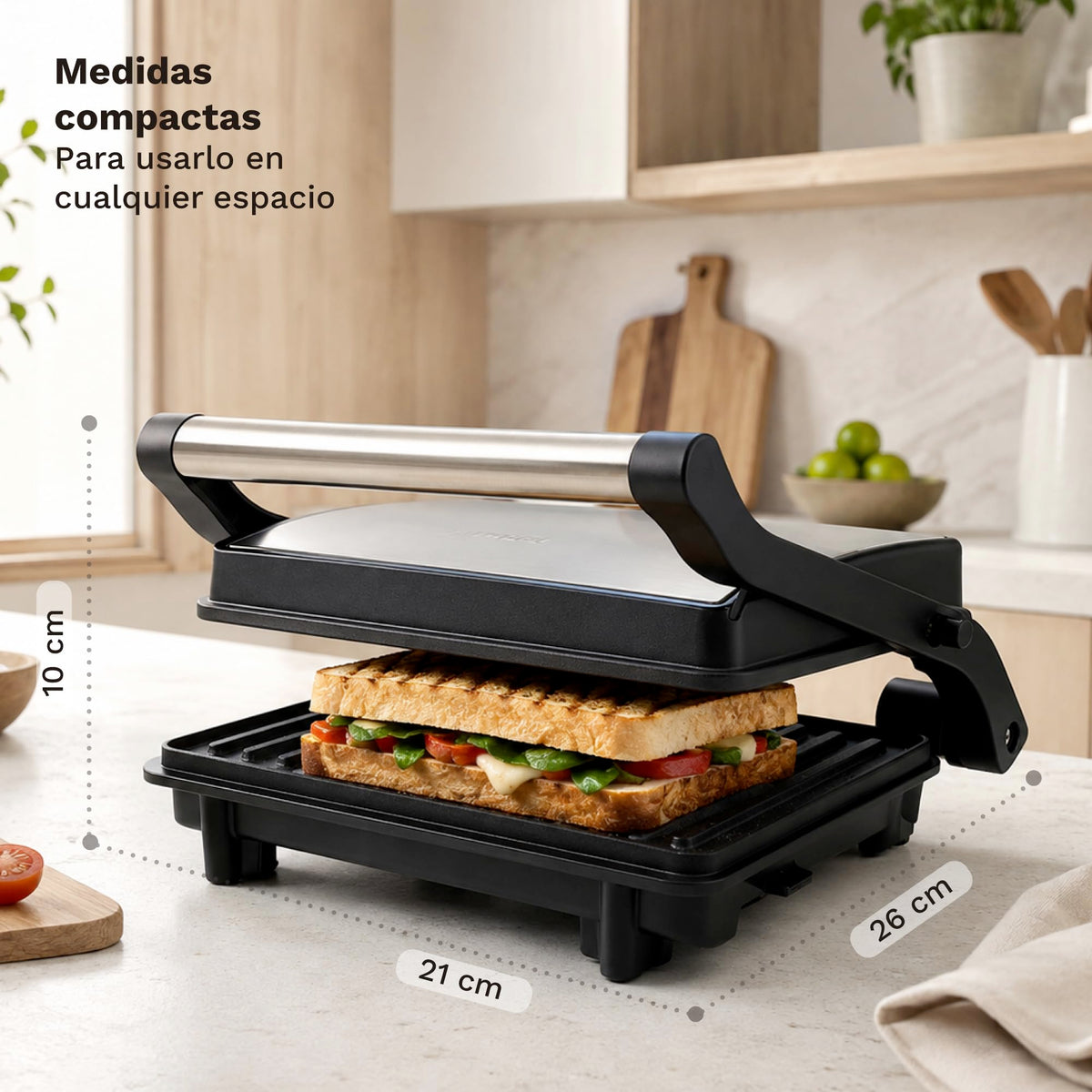 Mini grill eléctrico Grunkel GRL-MARBLE