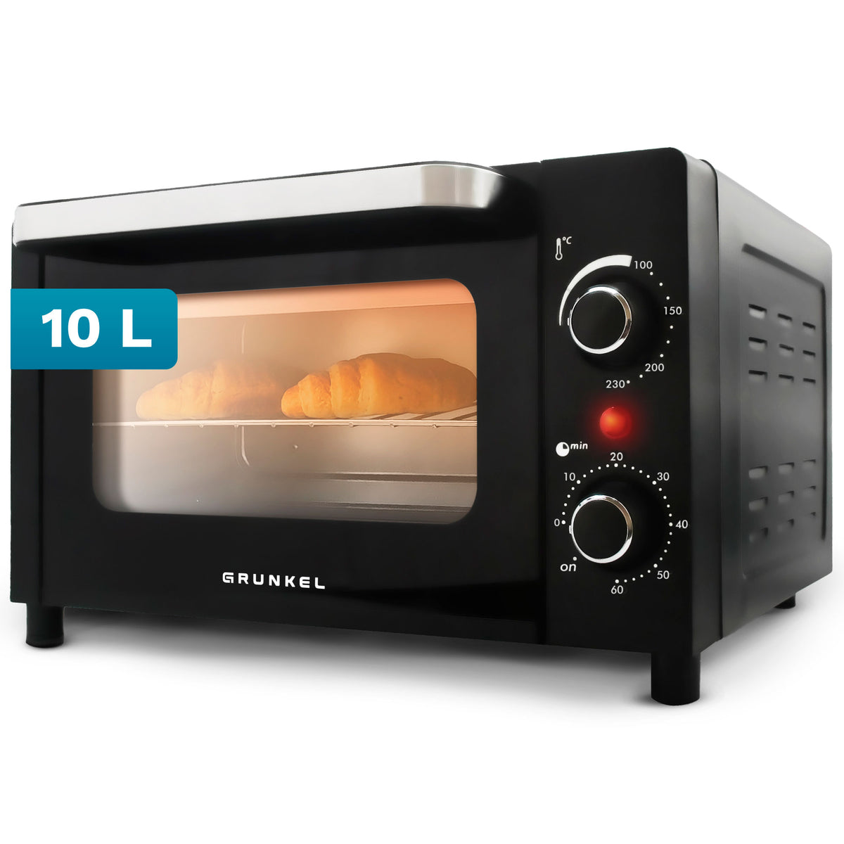 Horno de sobremesa mini de 10 L Grunkel HR-10MINI