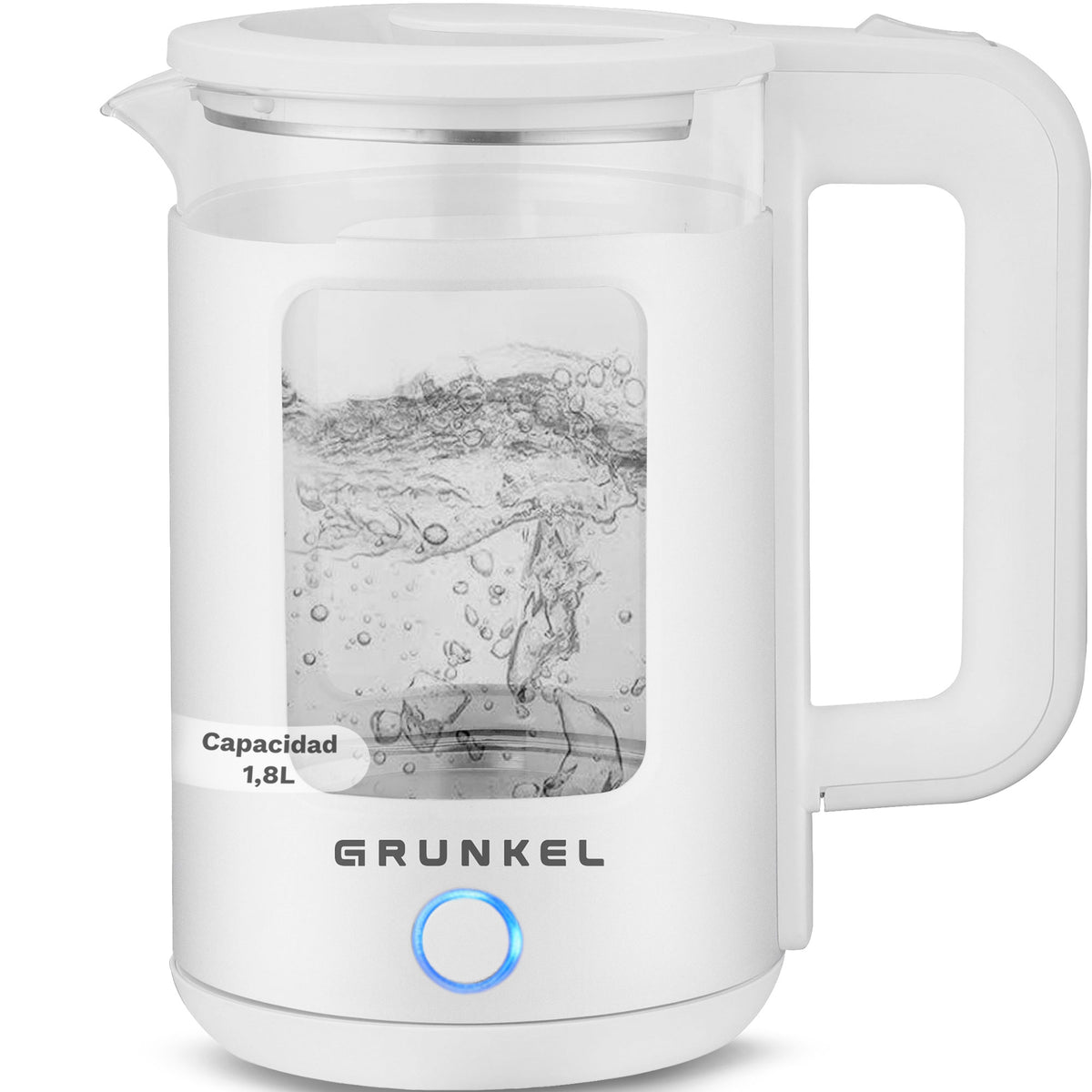 Hervidor de agua 1,8 L Grunkel HV-18CWPBL