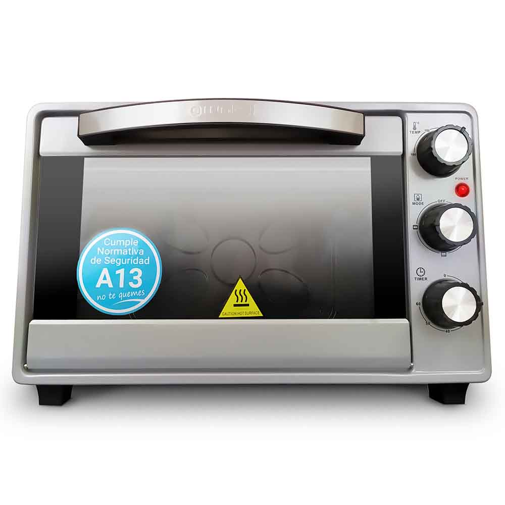 Horno eléctrico de sobremesa de 23 L Grunkel HR-23SILVER