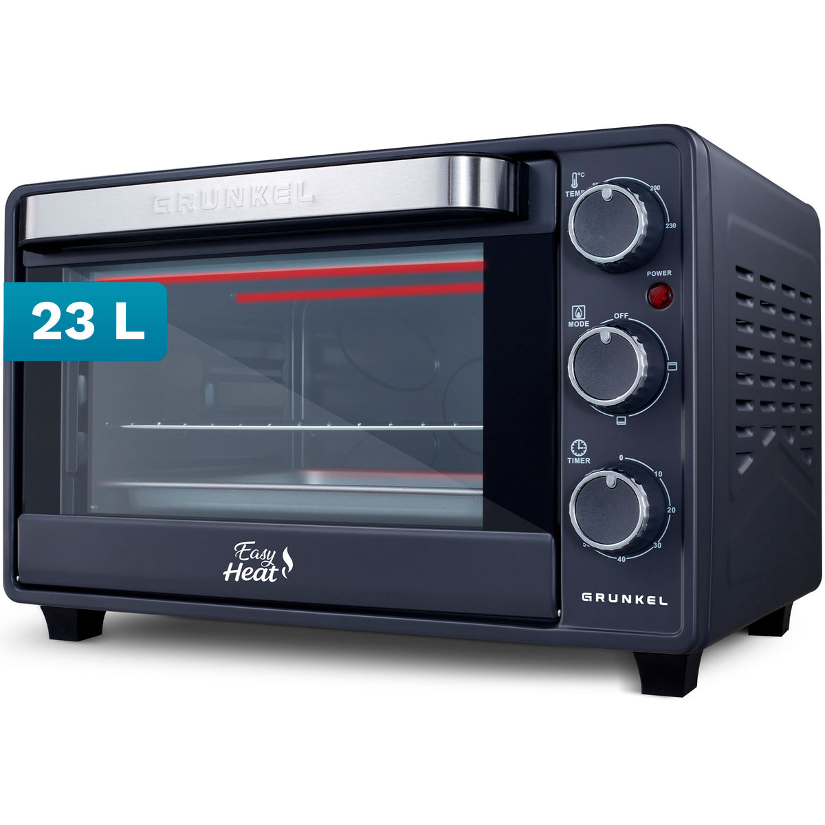 Horno eléctrico de sobremesa de 23 L Grunkel HR-23EASY