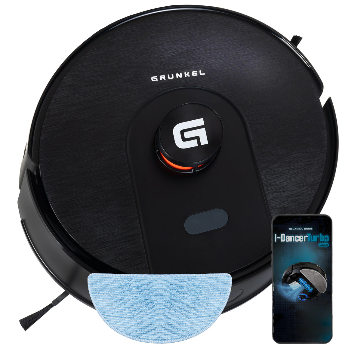 Robot aspirador con navegación láser Grunkel I-DANCERTURBOLASER