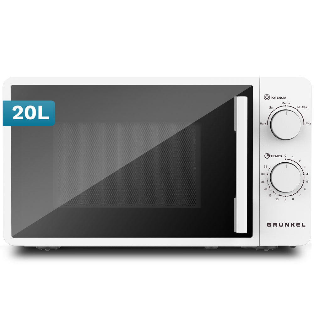Microondas 20 L Grunkel MW-20FLAT sin plato giratorio