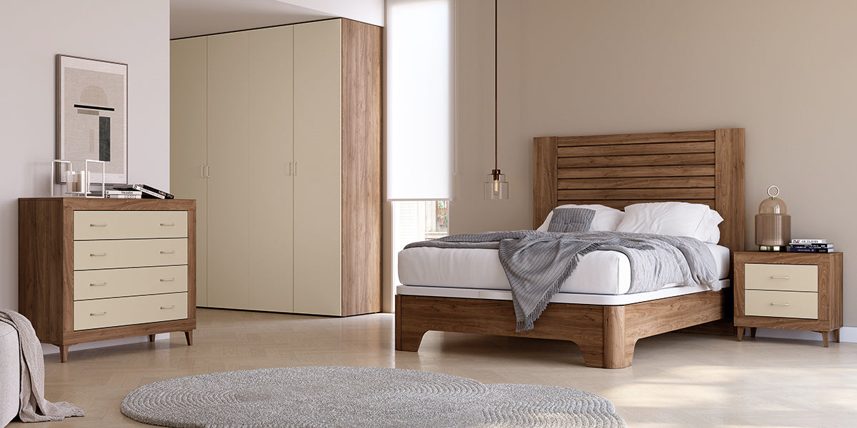 Cabezal XERA JORDAN evo de Muebles Azor en Java/Perla (composición 51)