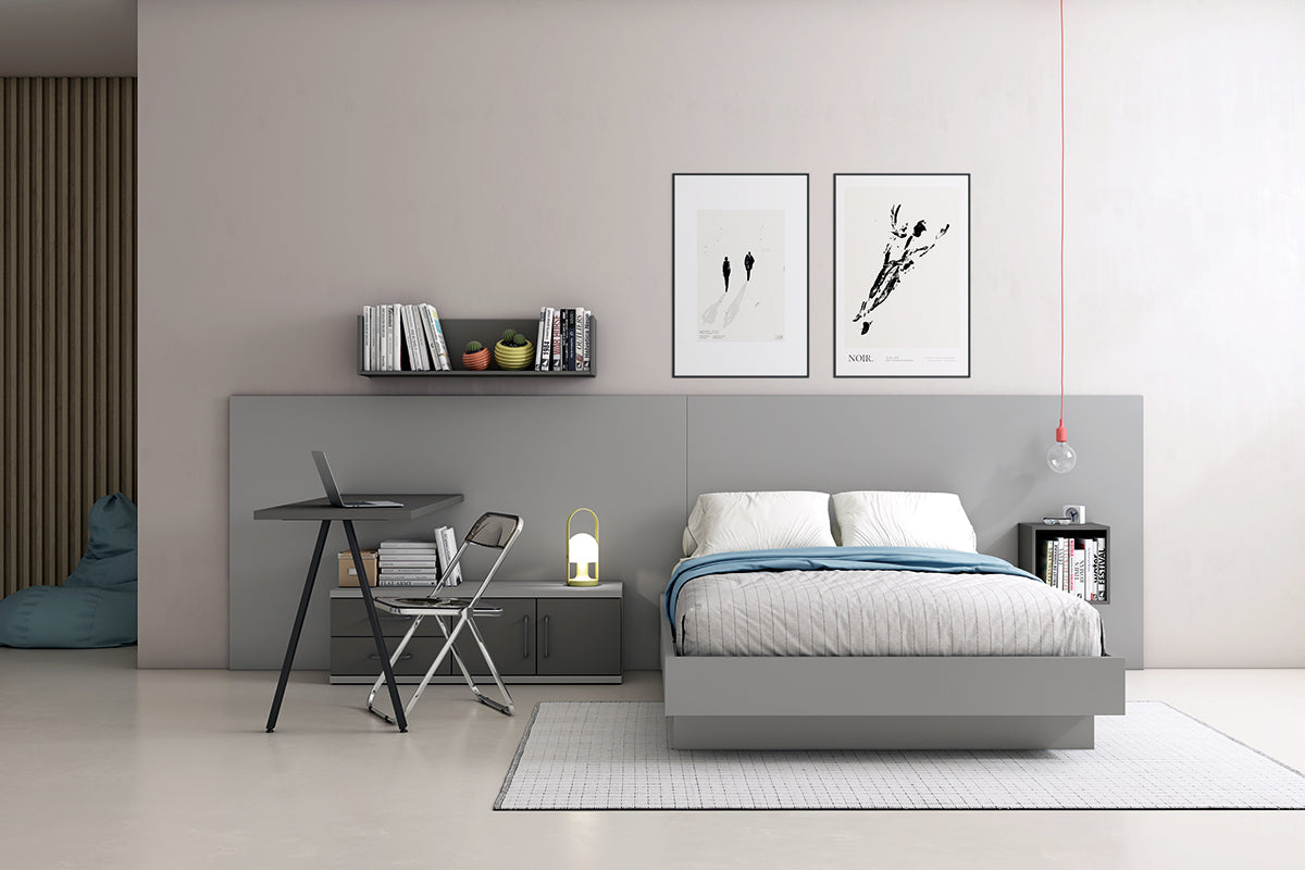 Módulo 2 cajones + 2 puertas c/tacos de Muebles Azor, colección juvenil LIDER go, en el dormitorio L256