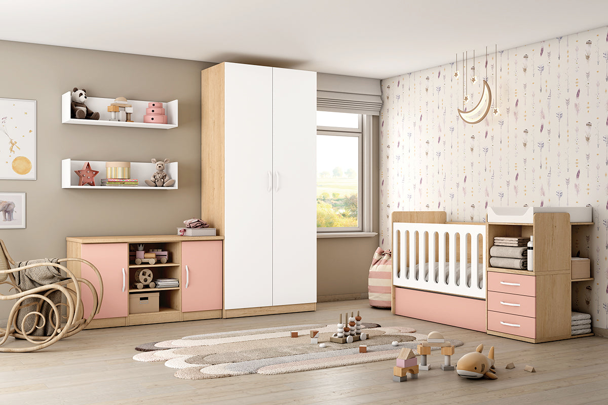 Bajo 1 puerta de 40 (DERECHA E IZQUIERDA) de Muebles Azor, colección juvenil LIDER go, en el dormitorio L270
