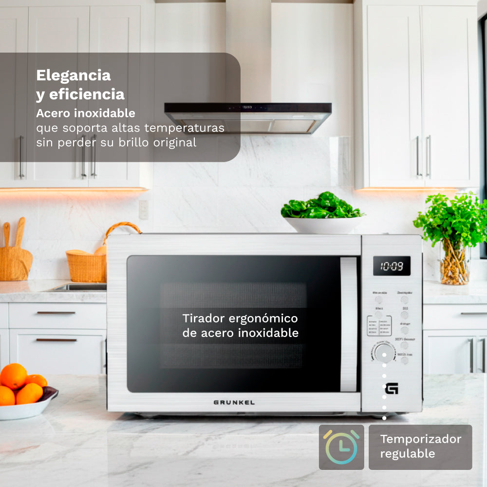Microondas digital con grill 28 L Grunkel MW-28AIRFRYER