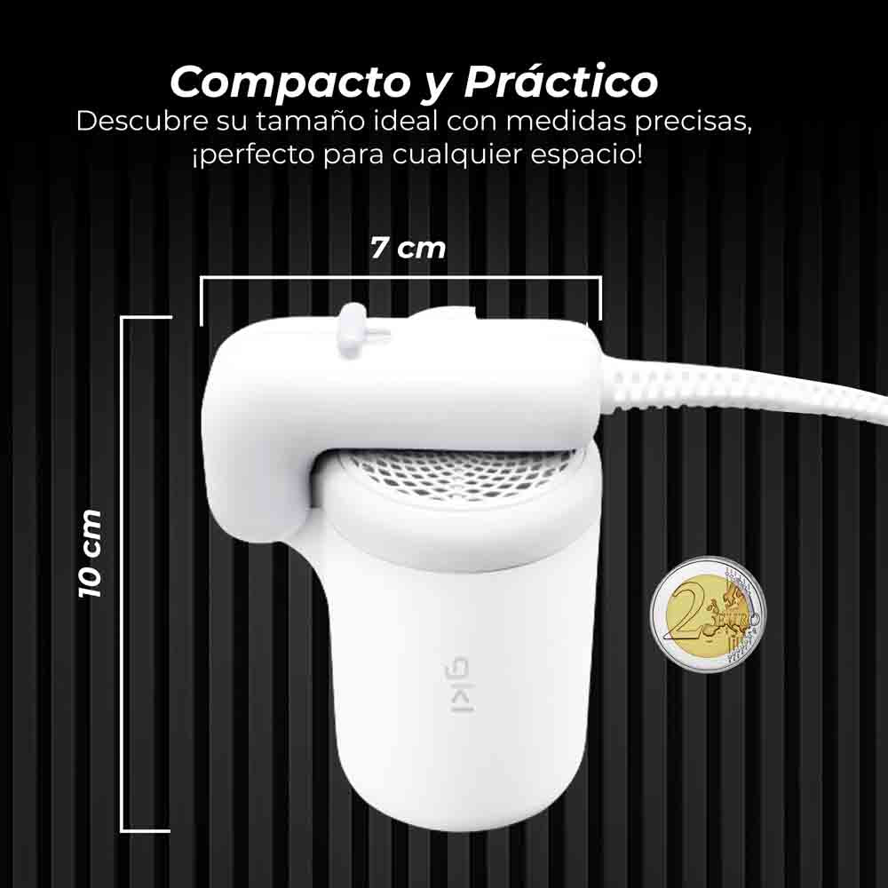 Secador de pelo de viaje plegable Grunkel PEARLLITE blanco