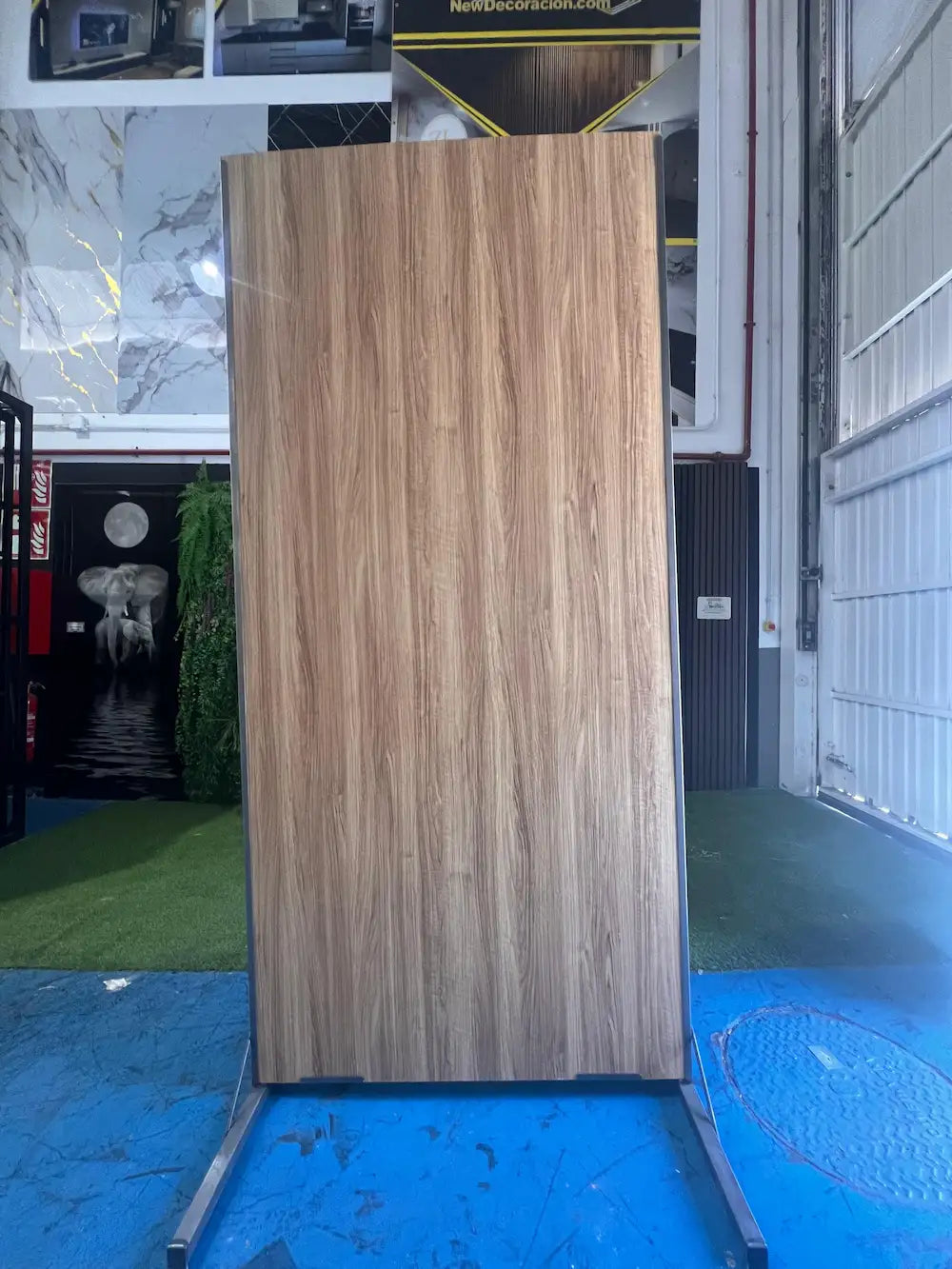 Placa decorativa polvo de piedra Madera Roble 260 x 122 cm