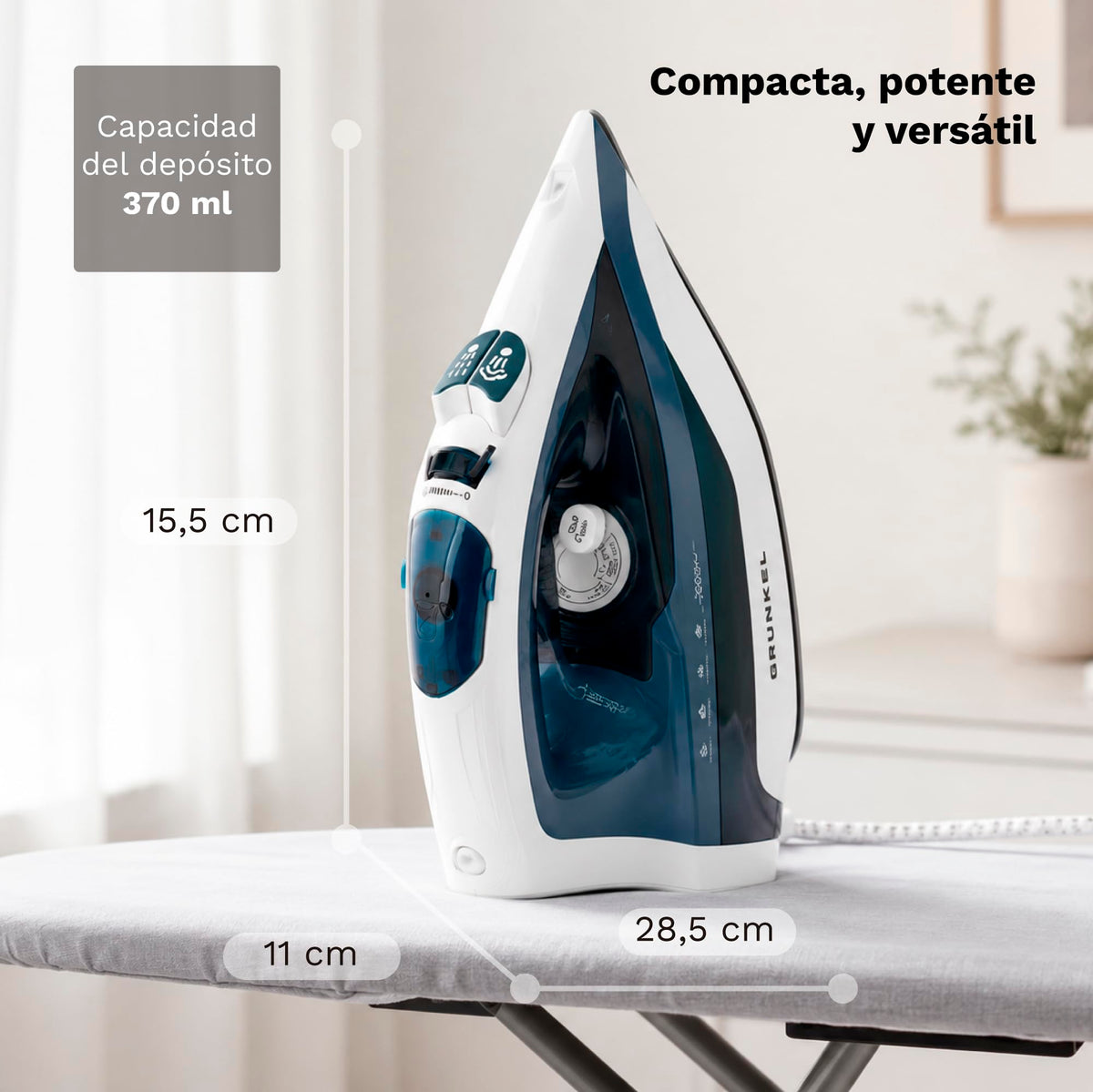 Plancha de vapor Grunkel PL-2600CE