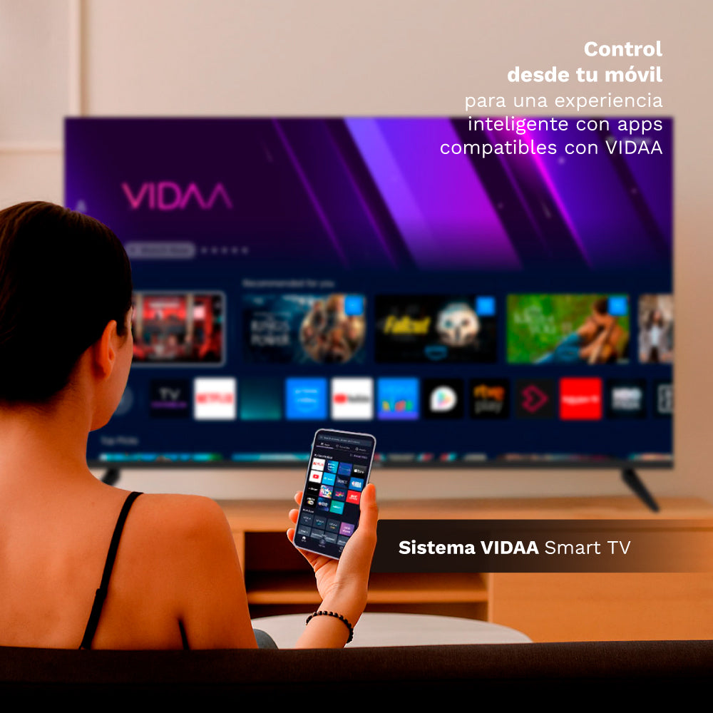 Televisor Grunkel QLED-5526VD 55" QLED 4K UHD Smart TV VIDAA