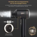 Secador de pelo iónico 1600 W motor BLDC Grunkel ONYXSMART
