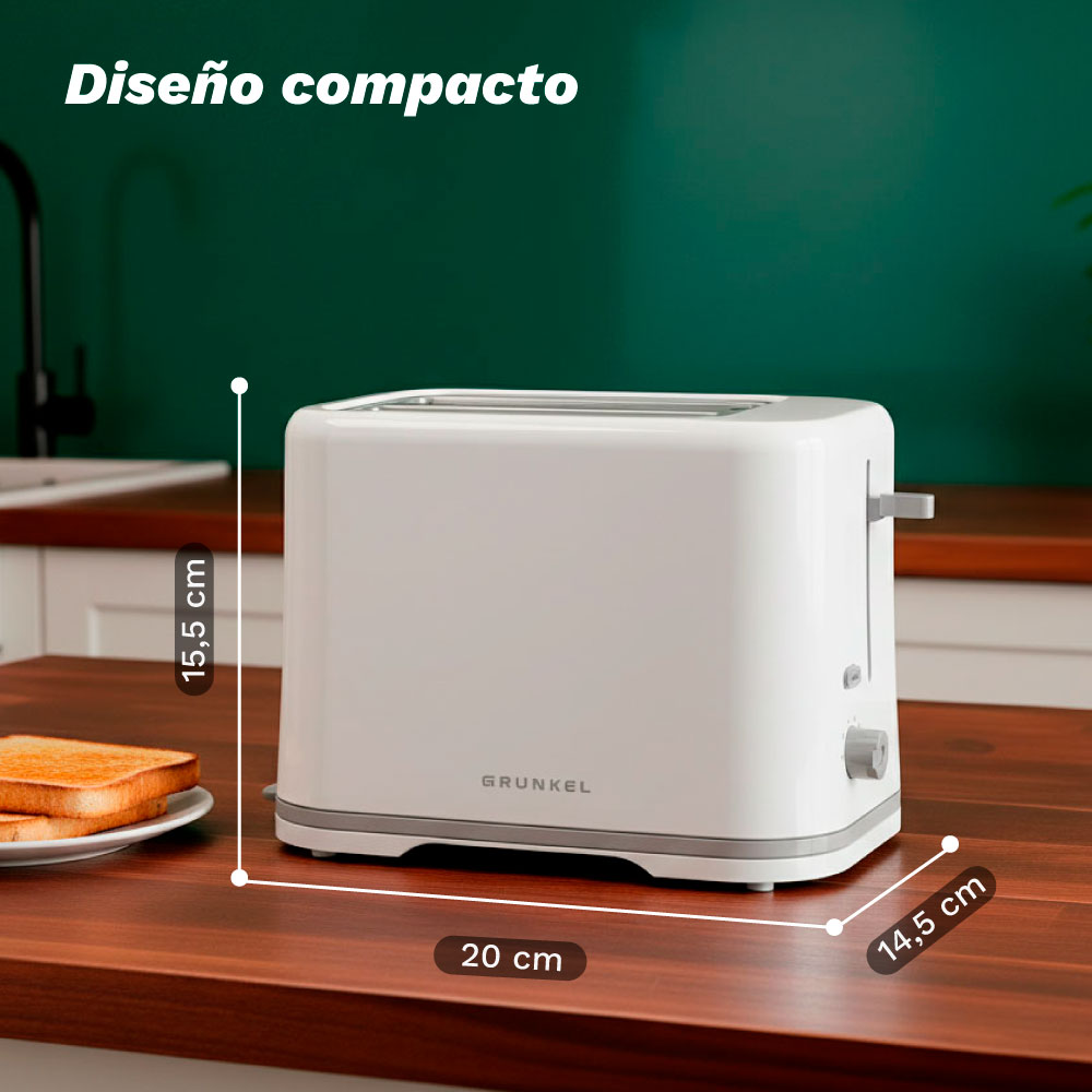 Tostador de doble ranura Grunkel TSB-EASYTOAST