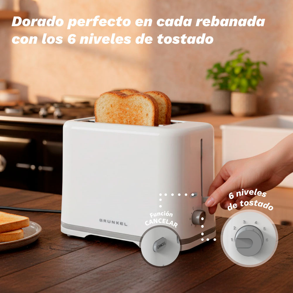 Tostador de doble ranura Grunkel TSB-EASYTOAST