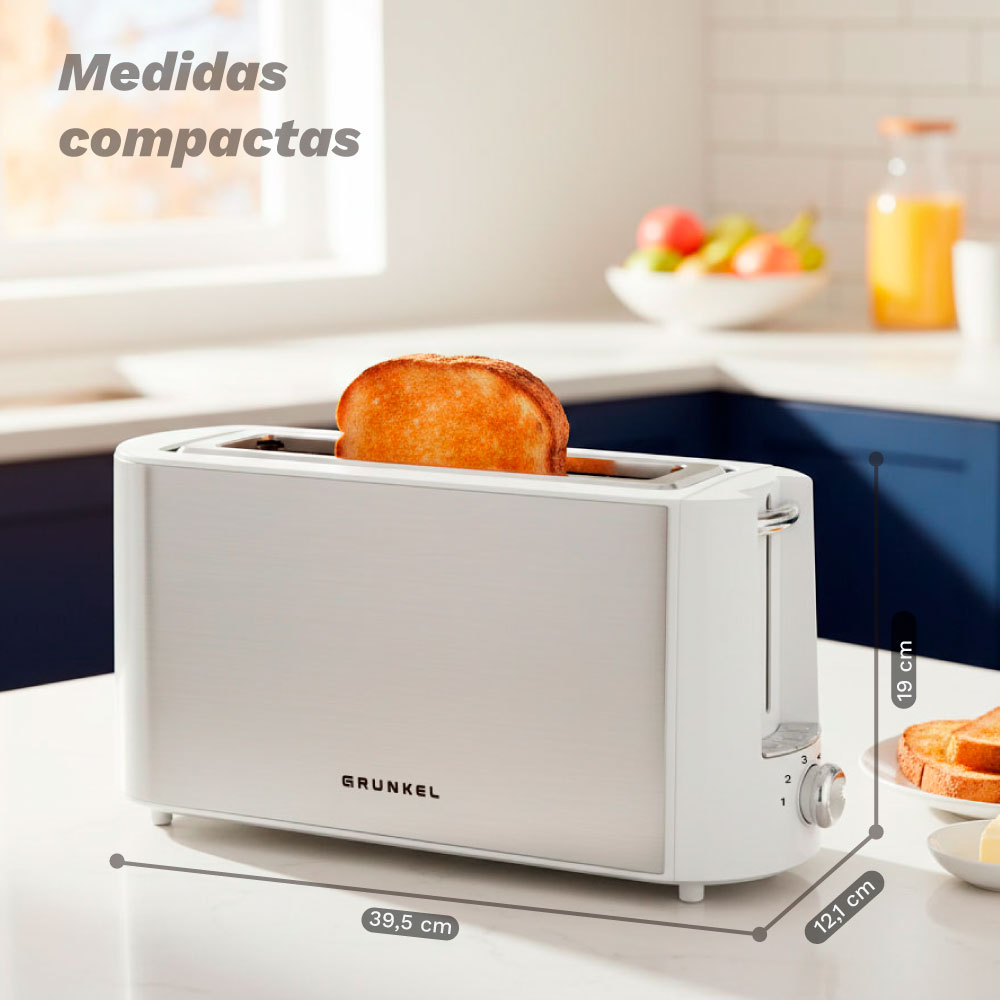 Tostador de ranura extra ancha Grunkel TS-MAXISTEEL