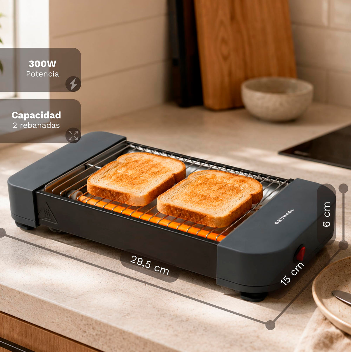 Tostador plano mini Grunkel TSP-MINISIZE