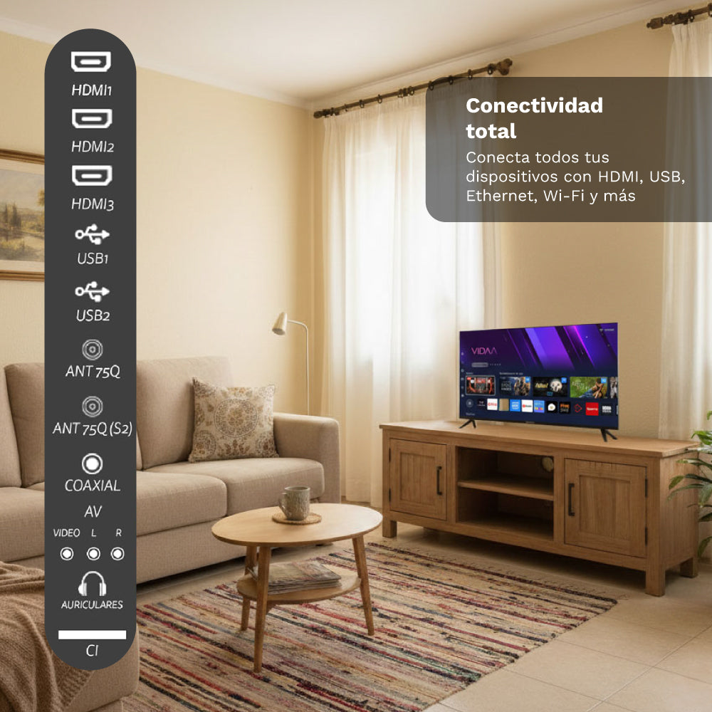 Televisor Grunkel QLED-3226VD 32" QLED Smart TV VIDAA