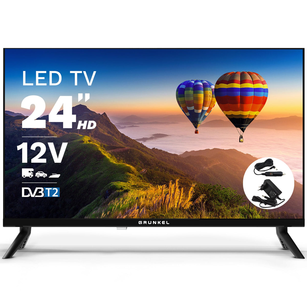 Televisor Grunkel LED-246WB12V 24"