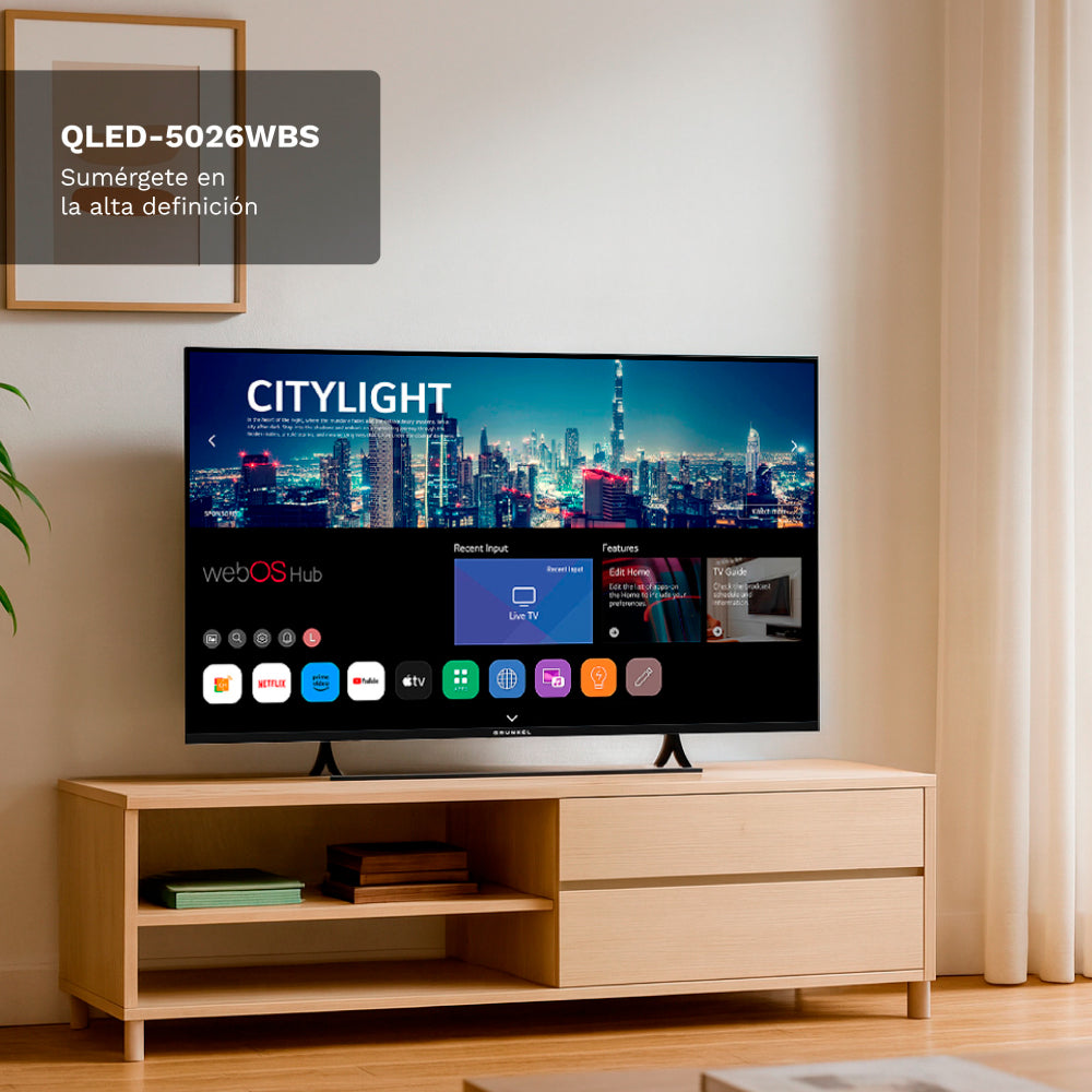 Televisor Grunkel QLED-5026WBS 50" QLED 4K UHD Smart TV webOS
