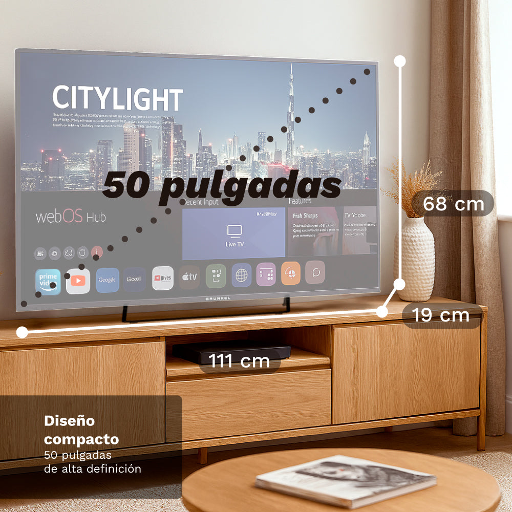 Televisor Grunkel QLED-5026WBS 50" QLED 4K UHD Smart TV webOS
