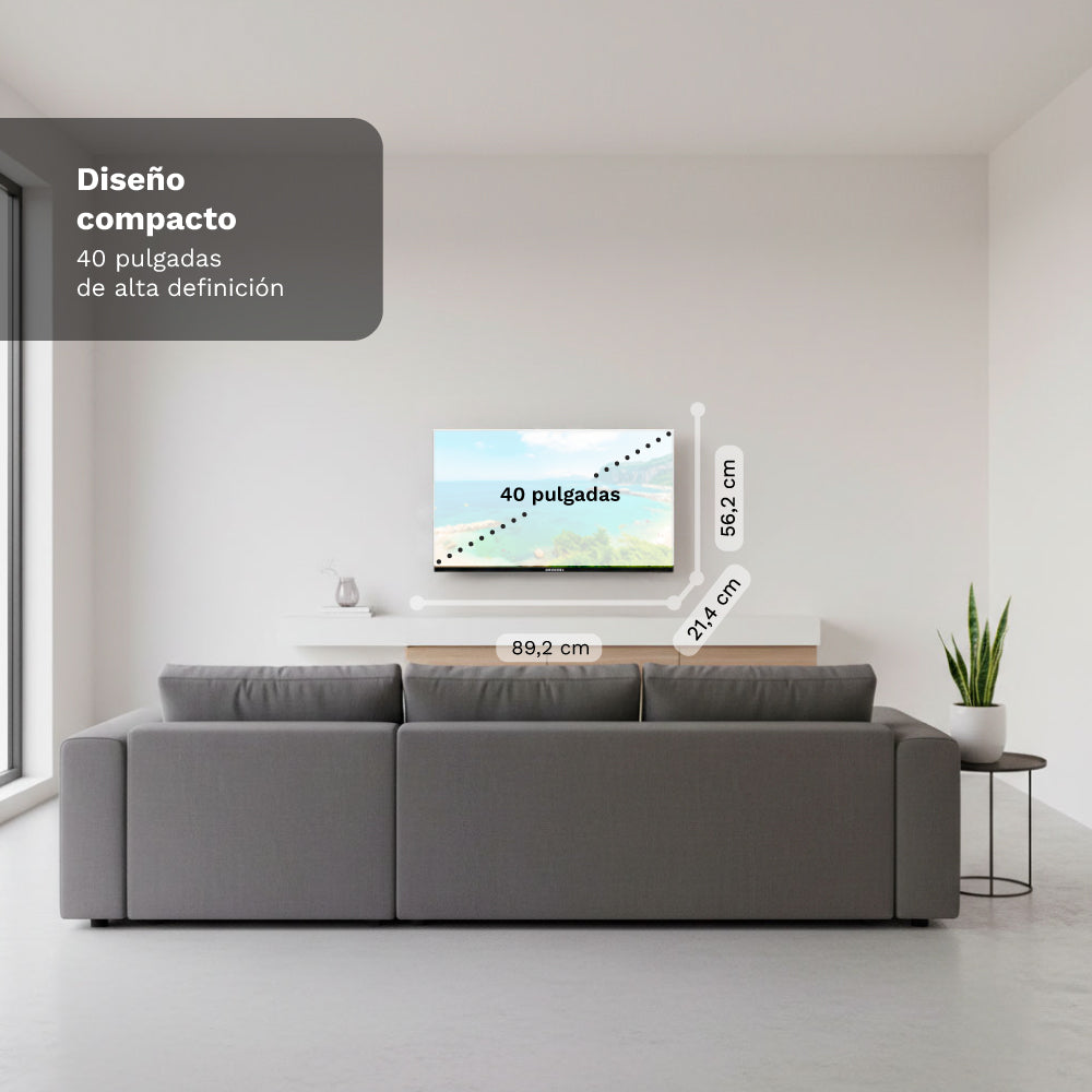 Televisor Grunkel QLED-4026VD 40" QLED Smart TV VIDAA