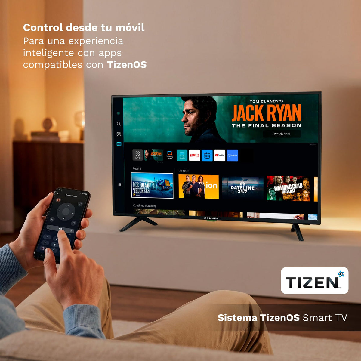 Televisor Grunkel QLED-G326TZ 32" QLED Smart TV Tizen