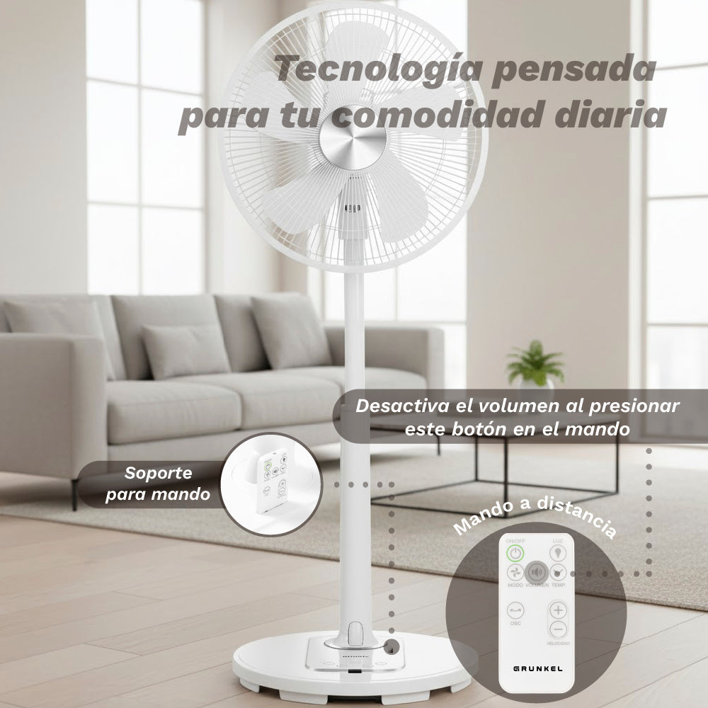 Ventilador de pie ultrasilencioso Grunkel FAN-14SILENCE