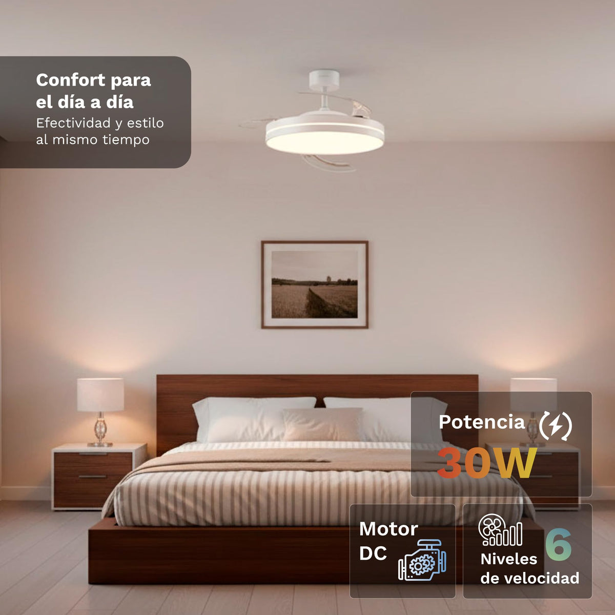 Ventilador de techo 42" Grunkel SKYCOOL42