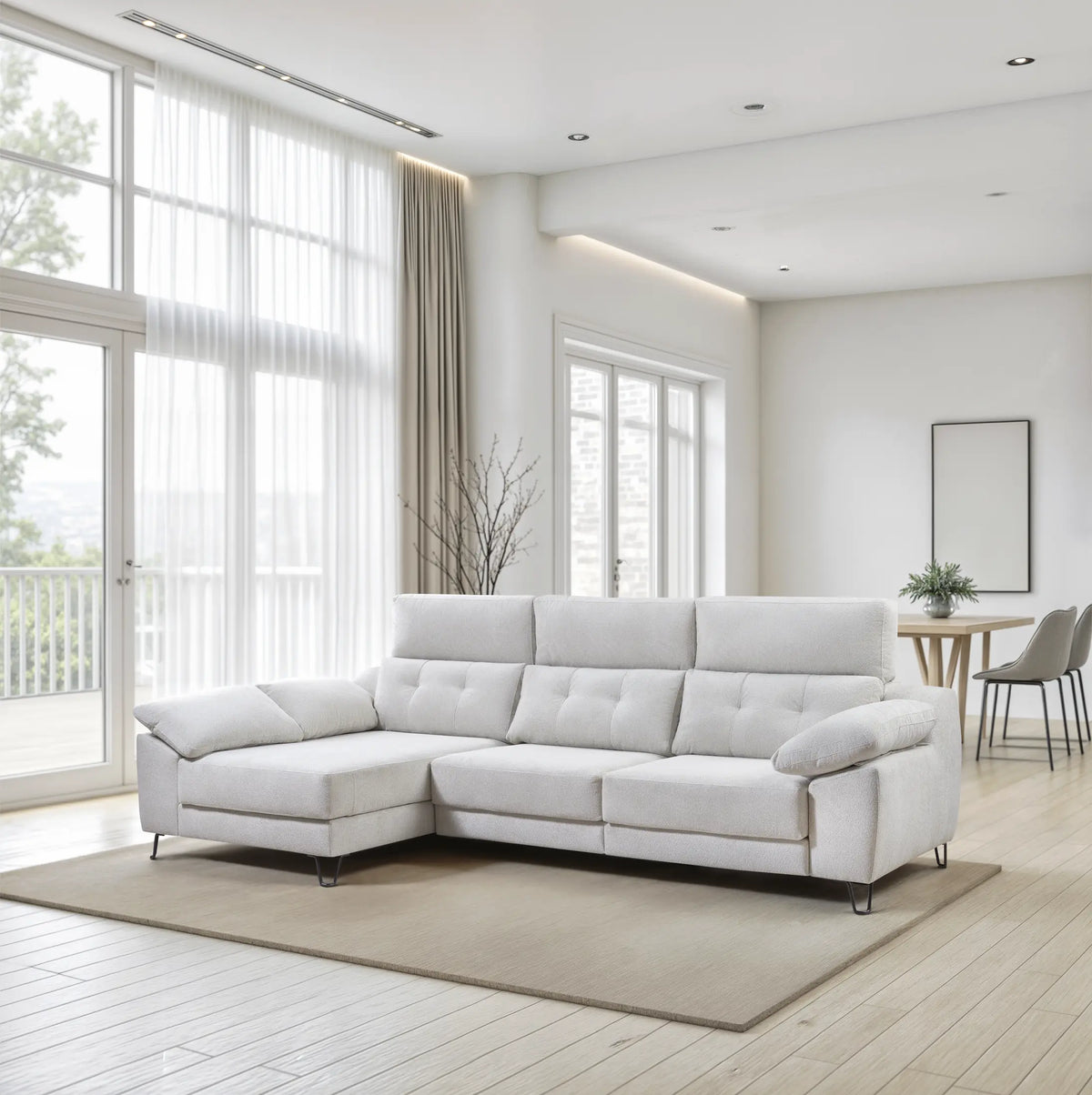 Sofá Azores con chaiselongue