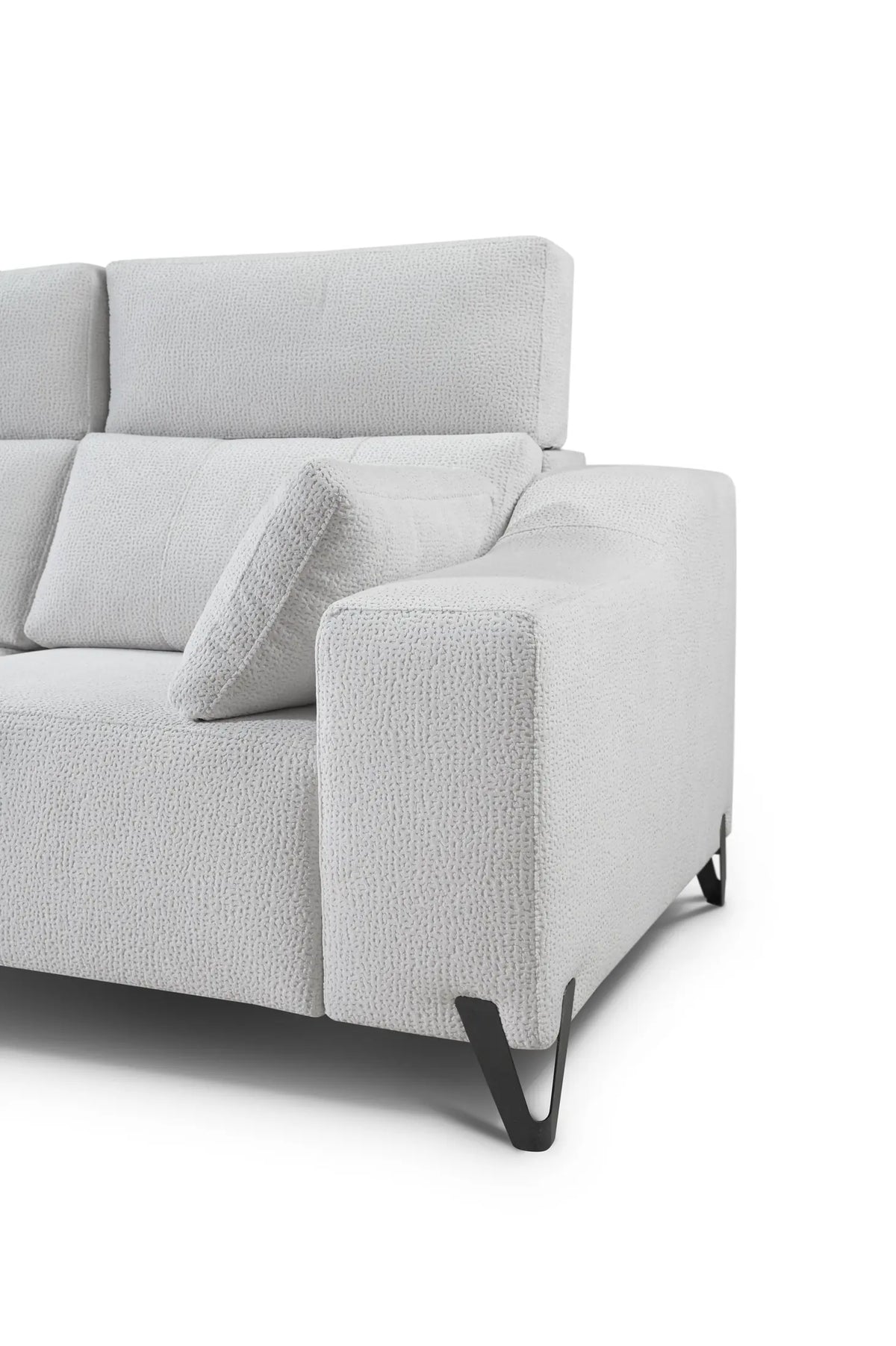Sofá Akua con chaiselongue - detalle