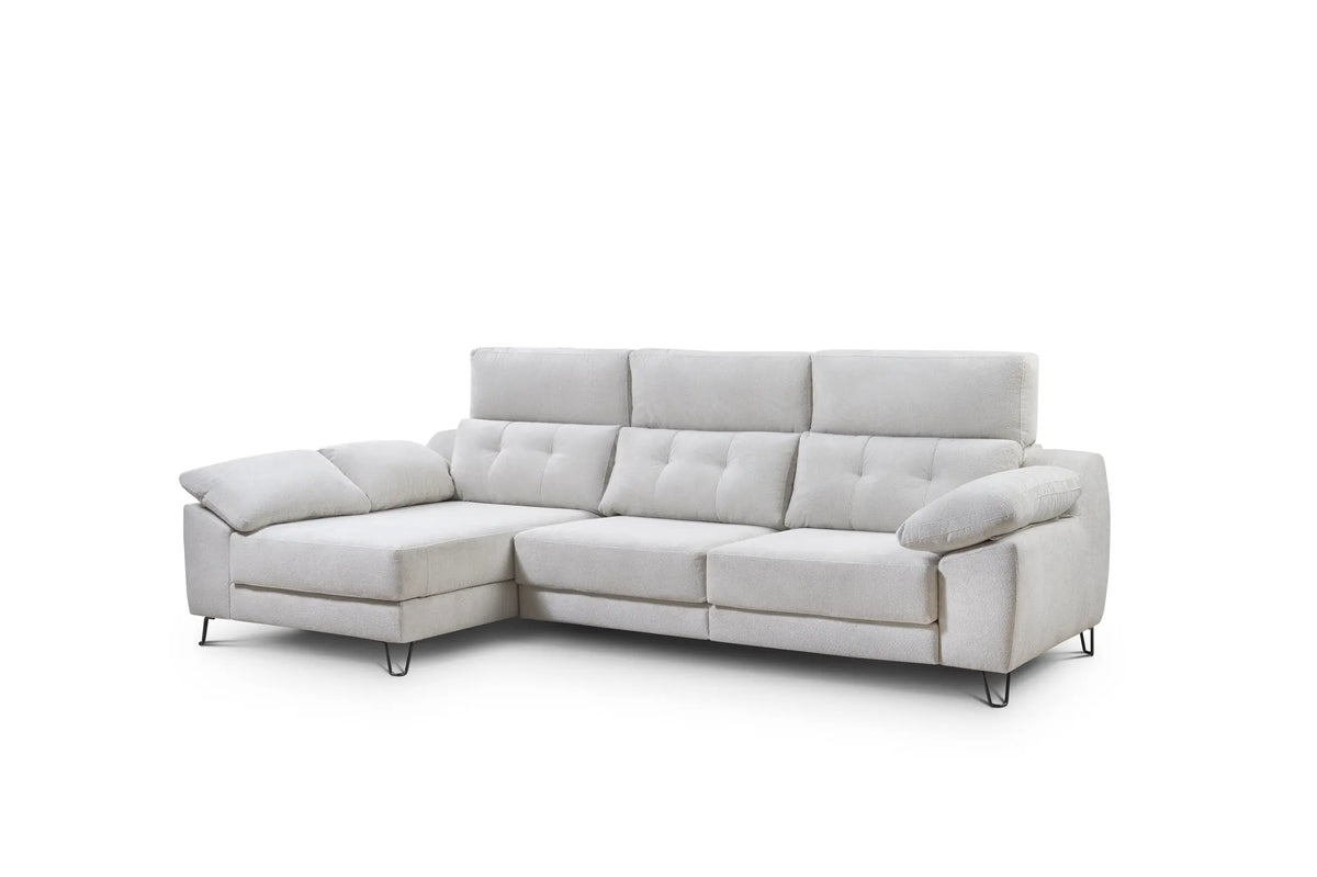 Sofá Azores con chaiselongue - detalle