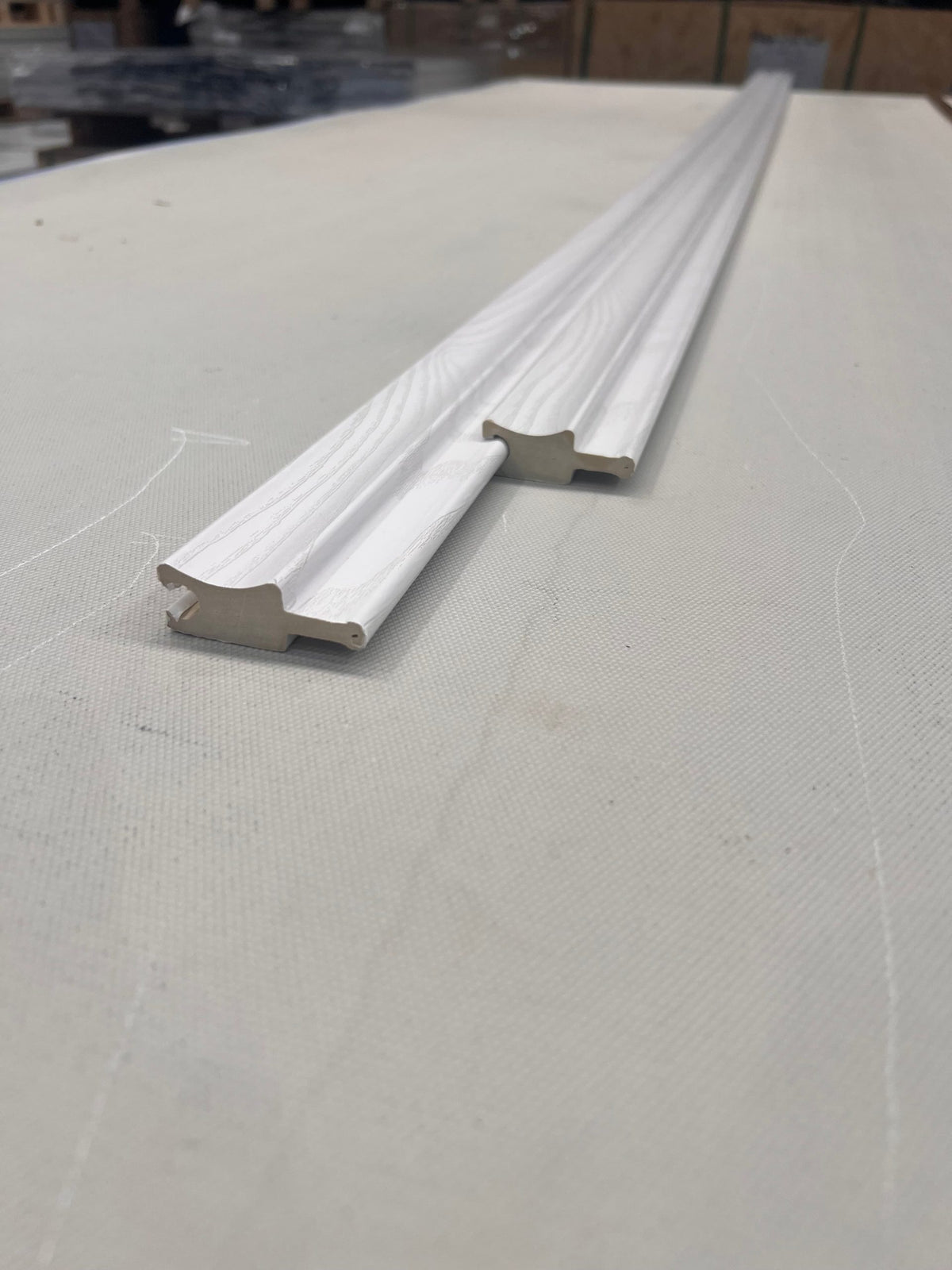 Listón modular PVC Blanco 290 x 5 cm