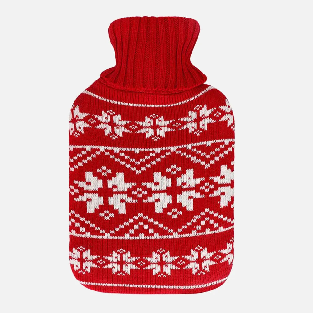 Bolsa de agua caliente Mimo 1,7 L Navidad de FABRILAMP en color rojo