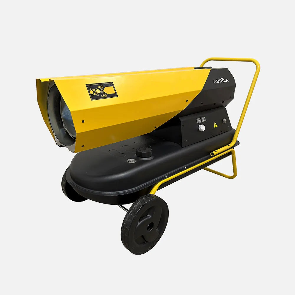 Cañón calefactor de gasóleo Dixon 50 kW de FABRILAMP en color negro/amarillo