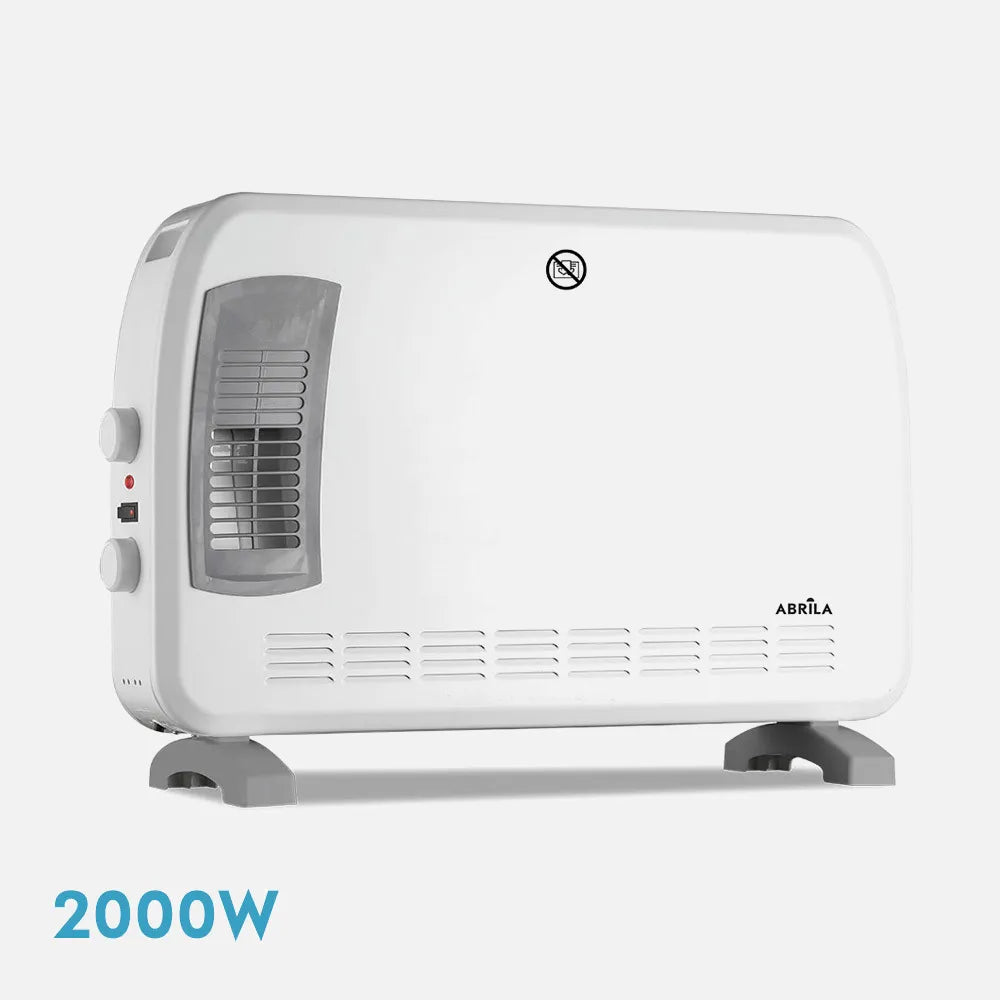 Convector Bengala 2000 W de FABRILAMP en color blanco/gris – vista de detalle
