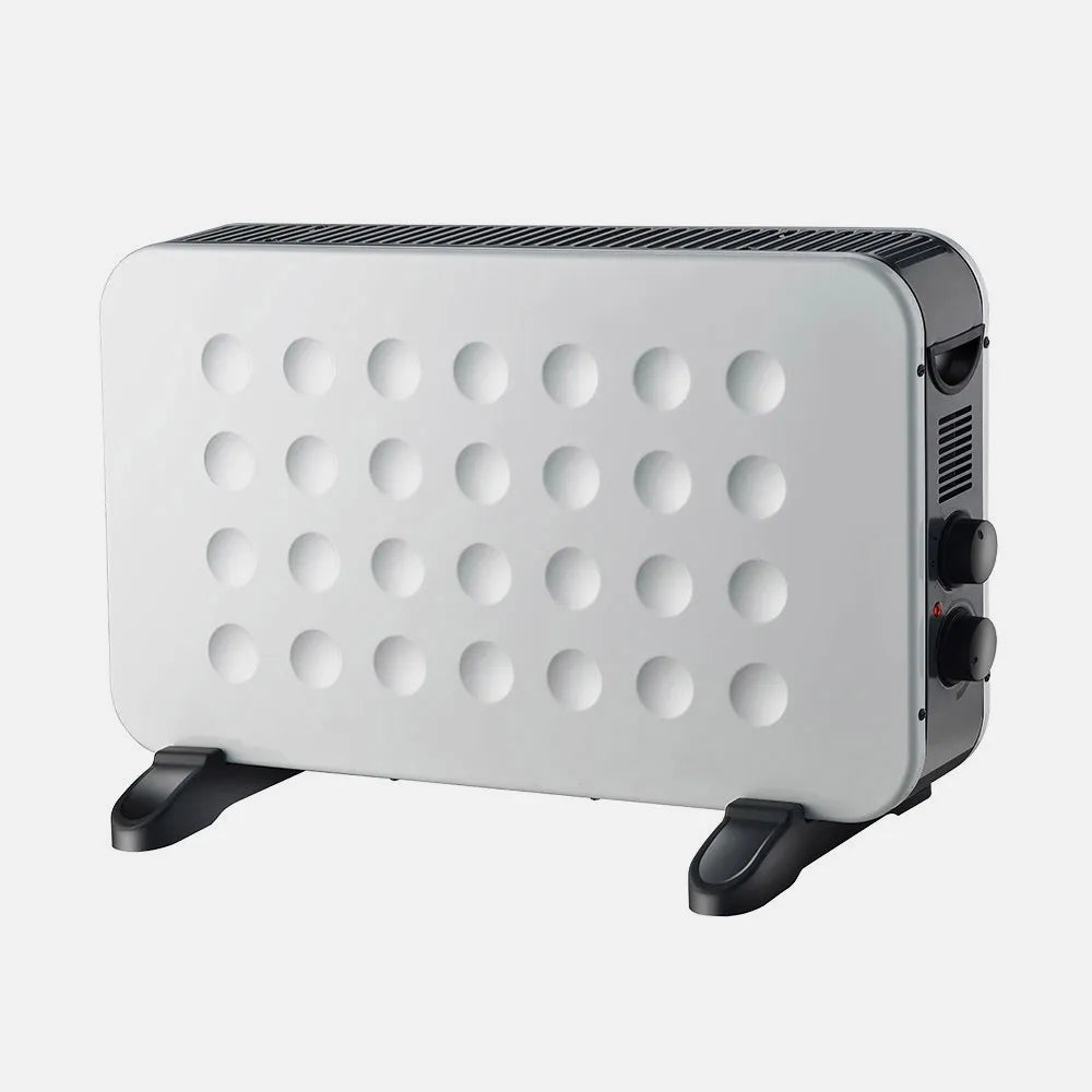 Convector Hogar 2000 W de FABRILAMP en color blanco/negro