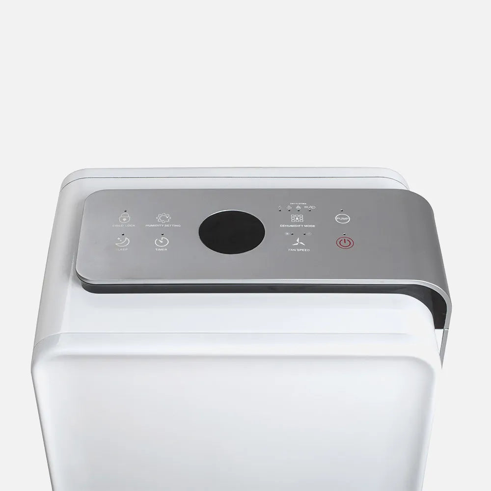 Deshumidificador Life 30 L/día de FABRILAMP en color blanco/plata – vista de detalle