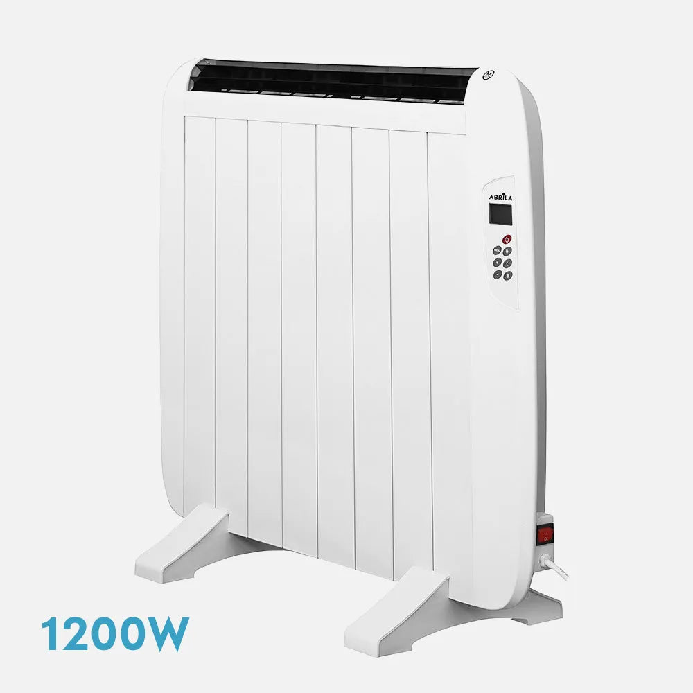 Emisor térmico de aluminio Gaban 1200 W de FABRILAMP en color blanco – vista de detalle