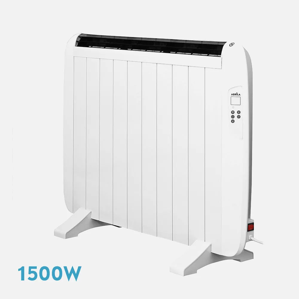 Emisor térmico de aluminio Gaban 1500 W de FABRILAMP en color blanco – vista de detalle